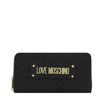 Moschino JC5603 dames portemonnee zwart Afbeelding van Moschino JC5603 dames portemonnee zwart