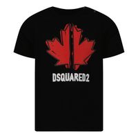 Picture of Dsquared2 DQ0702 baby shirt black