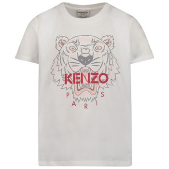 Kenzo K15547 kinder t-shirt wit Afbeelding van Kenzo K15547 kinder t-shirt wit