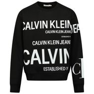 Afbeelding van Calvin Klein IB0IB01122 kindertrui zwart