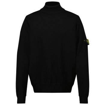 Stone Island 517A4 kindertrui zwart Afbeelding van Stone Island 517A4 kindertrui zwart