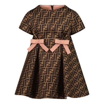 Fendi BFB341 A8LG babyjurkje bruin Afbeelding van Fendi BFB341 A8LG babyjurkje bruin