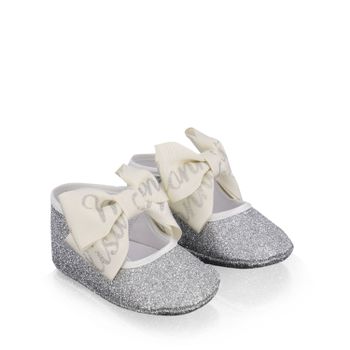 MonnaLisa 736011 babyschoenen zilver Afbeelding van MonnaLisa 736011 babyschoenen zilver