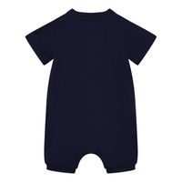 Picture of Moschino MUT02L baby playsuit navy