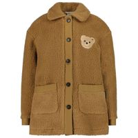 Picture of Palm Angels PGER001F21FAB001 kids jacket brown