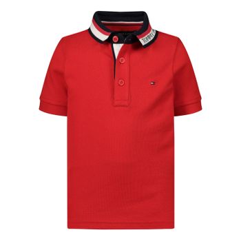 Tommy Hilfiger KB0KB05833B Babypoloshirt Rot Bild von Tommy Hilfiger KB0KB05833B Babypoloshirt Rot