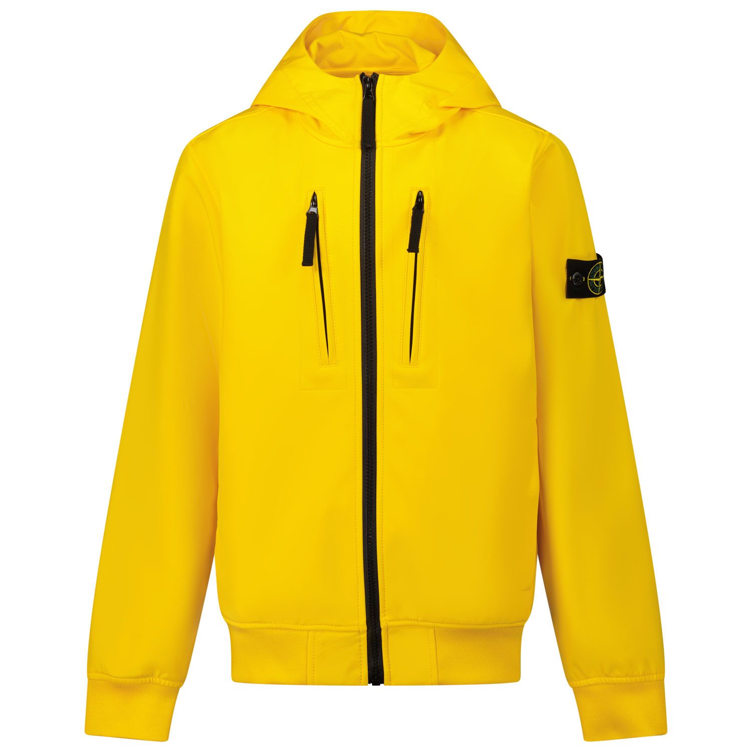 Picture of Stone Island 761640134 kids jacket yellow