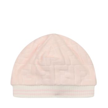 Fendi BUP030 ACA8 M Babymütze Hellrosa Bild von Fendi BUP030 ACA8 M Babymütze Hellrosa