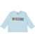 Moschino MOO00ELBA12 baby t-shirt licht blauw