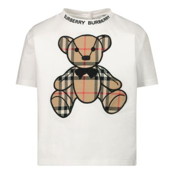 Burberry 8032682 baby t-shirt wit Afbeelding van Burberry 8032682 baby t-shirt wit