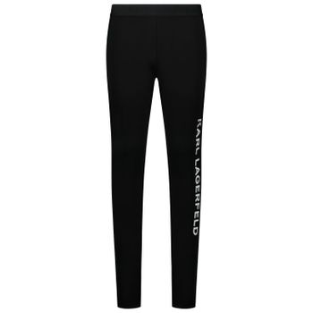 Karl Lagerfeld Z14111 Kinderleggings Schwarz Bild von Karl Lagerfeld Z14111 Kinderleggings Schwarz