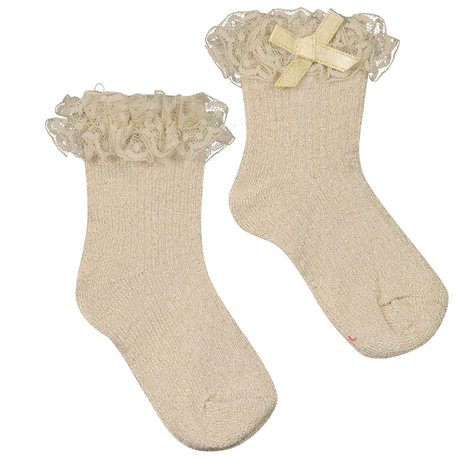 Picture of Mayoral 9480 baby socks gold