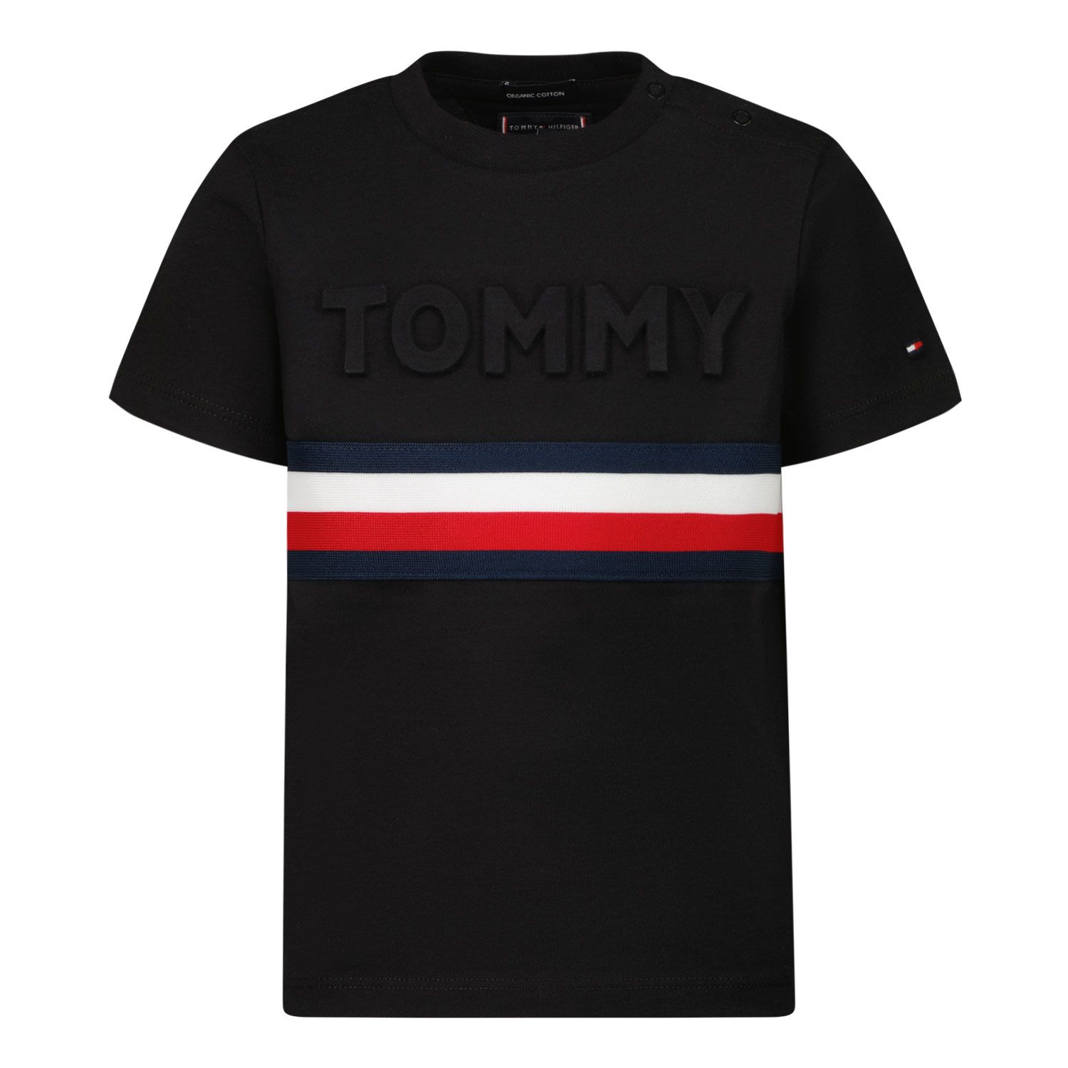 Picture of Tommy Hilfiger KB0KB06320 B baby shirt black