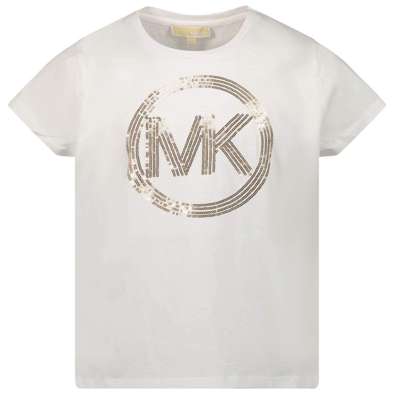 Afbeelding van Michael Kors R15113 kinder t-shirt wit