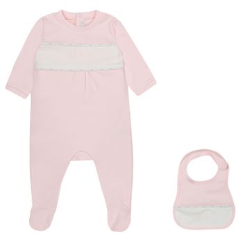Boss J98317 Babystrampelanzug Hellrosa Bild von Boss J98317 Babystrampelanzug Hellrosa
