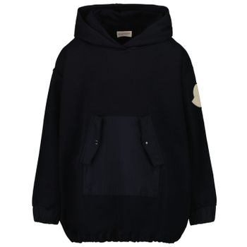 Moncler 8I00001 kinderjurk navy Afbeelding van Moncler 8I00001 kinderjurk navy