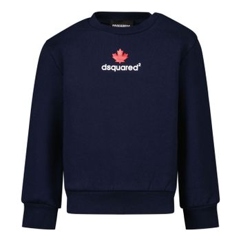 Dsquared2 DQ0561 baby trui navy Afbeelding van Dsquared2 DQ0561 baby trui navy