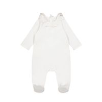 Picture of Chloe C97291 baby playsuit off white