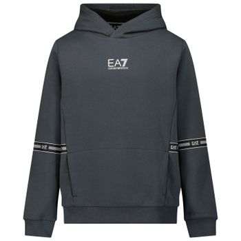 EA7 3KBM59 kindertrui donker grijs Afbeelding van EA7 3KBM59 kindertrui donker grijs