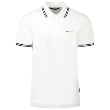 Airforce HRM0655 heren polo wit Afbeelding van Airforce HRM0655 heren polo wit