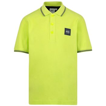 Boss J25J90 kinder polo lime Afbeelding van Boss J25J90 kinder polo lime
