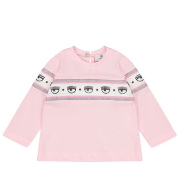 Chiara Ferragni 530600 baby t-shirt licht roze Afbeelding van Chiara Ferragni 530600 baby t-shirt licht roze