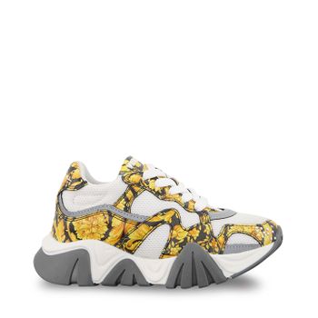 Versace YHX00029 1A00330 kindersneakers goud/wit Afbeelding van Versace YHX00029 1A00330 kindersneakers goud/wit