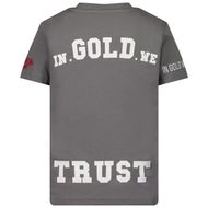 Afbeelding van in Gold We Trust THE PUSHA kinder t-shirt grijs