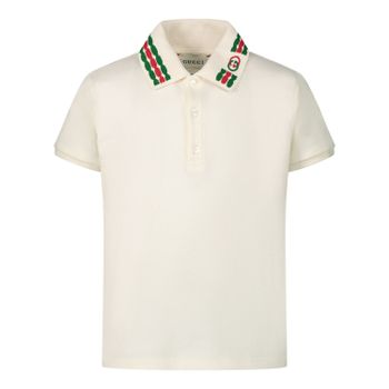 Gucci 596160 baby polo off white Afbeelding van Gucci 596160 baby polo off white