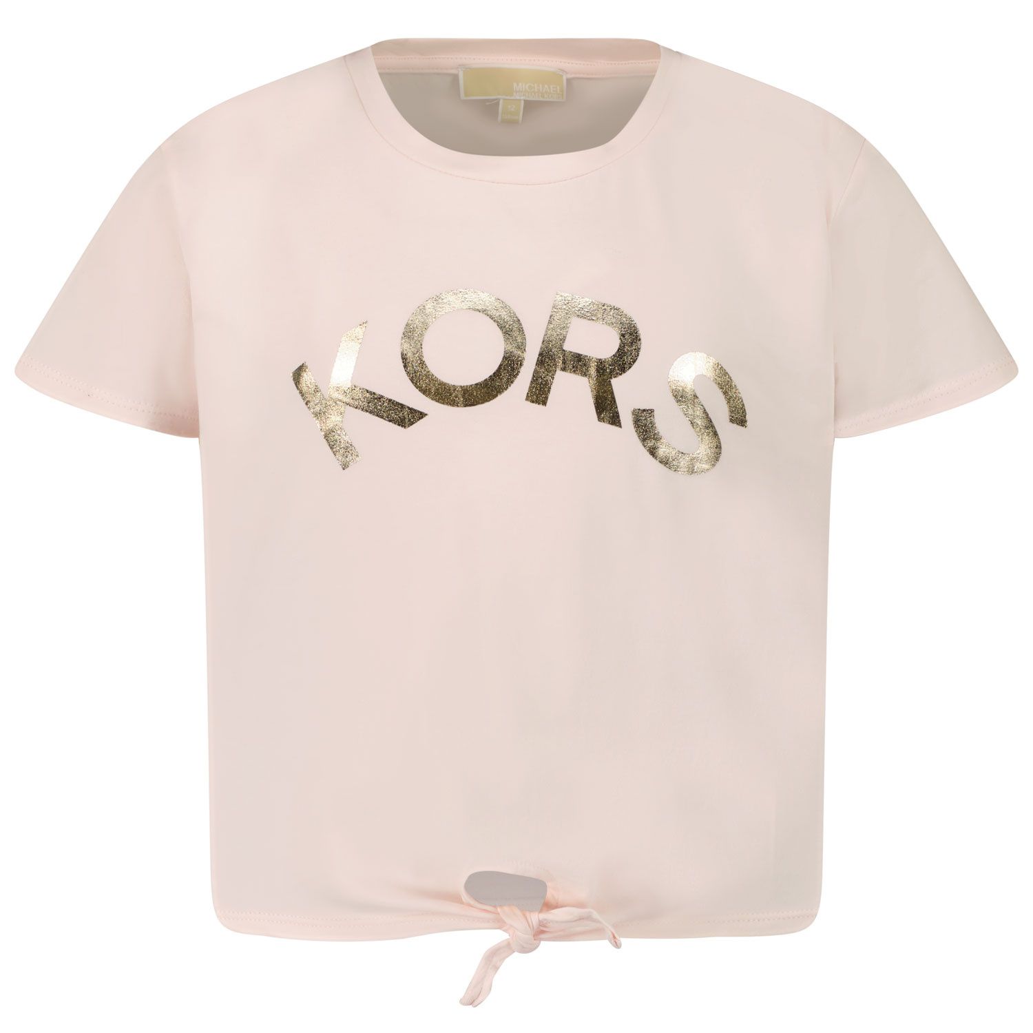 Afbeelding van Michael Kors R15114 kinder t-shirt licht roze