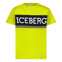 Picture of Iceberg TSICE0123B kids t-shirt lime