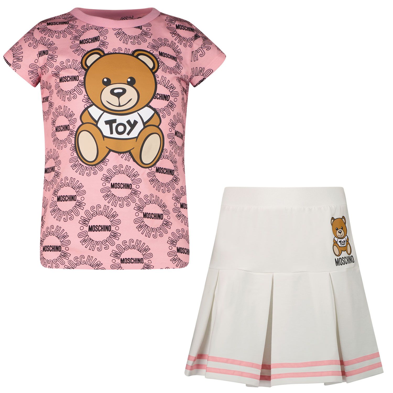 Picture of Moschino HDG00H kids set pink