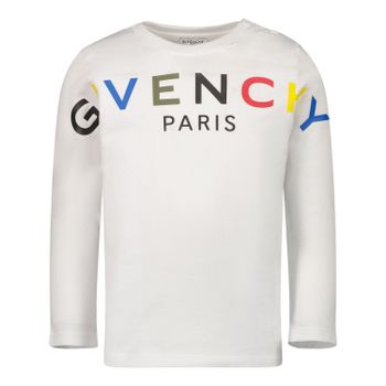 Givenchy H05184 baby t-shirt wit Afbeelding van Givenchy H05184 baby t-shirt wit