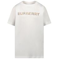 Afbeelding van Burberry 8050402 kinder t-shirt wit