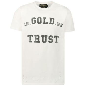 In Gold We Trust IGWT020 heren t-shirt wit Afbeelding van In Gold We Trust IGWT020 heren t-shirt wit