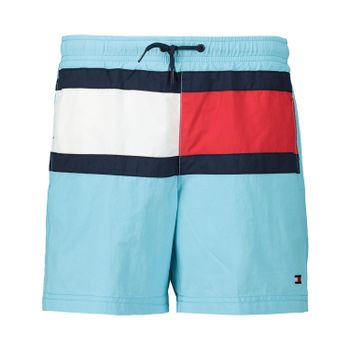 Tommy Hilfiger UB0UB00176 kinder zwemkleding turquoise Afbeelding van Tommy Hilfiger UB0UB00176 kinder zwemkleding turquoise