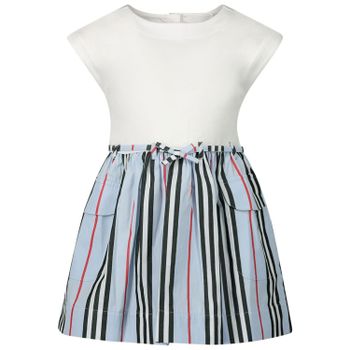 Burberry 8022313 kinderjurk licht blauw Afbeelding van Burberry 8022313 kinderjurk licht blauw