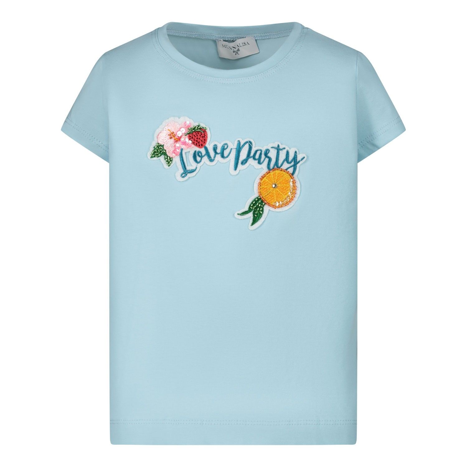 Picture of MonnaLisa 115642AF kids t-shirt turquoise