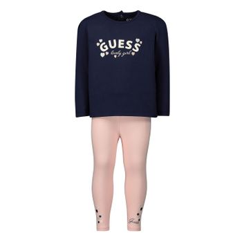 Guess A93G19 babysetje navy/roze Afbeelding van Guess A93G19 babysetje navy/roze