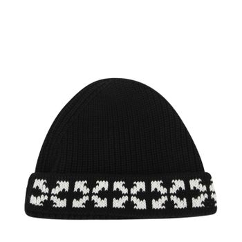 Off-White KNI0011001 kindermuts zwart Afbeelding van Off-White KNI0011001 kindermuts zwart