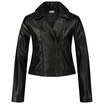 Karl Lagerfeld Z16088 kinderjas zwart Afbeelding van Karl Lagerfeld Z16088 kinderjas zwart