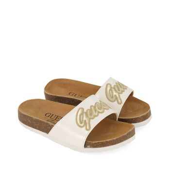 Guess FI6SYLELE03 kinderslippers off white Afbeelding van Guess FI6SYLELE03 kinderslippers off white