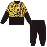 Picture of Versace 1000096 1A02510 baby sweatsuit black