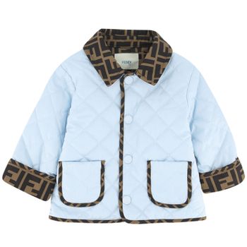 Fendi BUA044 AEYE Babyjacke Hellblau Bild von Fendi BUA044 AEYE Babyjacke Hellblau