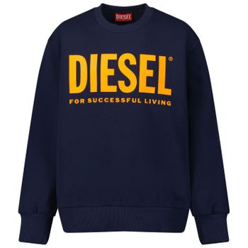 Diesel J00245 0IAJH kindertrui navy Afbeelding van Diesel J00245 0IAJH kindertrui navy