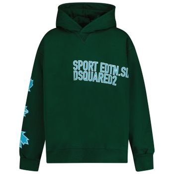 Dsquared2 DQ1100 kindertrui donker groen Afbeelding van Dsquared2 DQ1100 kindertrui donker groen