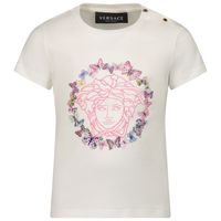 Picture of Versace 1000152 1A02609 baby shirt white