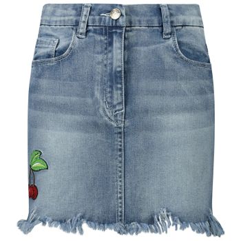 MonnaLisa 195702RF kinderrokje jeans Afbeelding van MonnaLisa 195702RF kinderrokje jeans