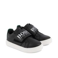 Picture of Boss J09168 kids sneakers black