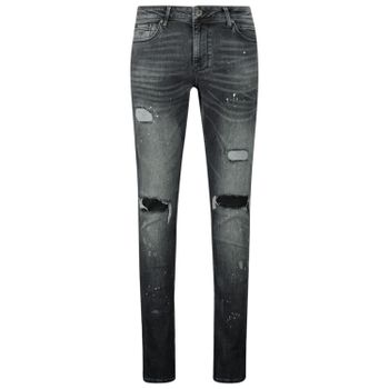 Pure White THE JONE W0394 heren broek zwart Afbeelding van Pure White THE JONE W0394 heren broek zwart